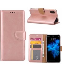 Merkloos iPhone 7 / iPhone 8 (4,7 inch) Portemonnee hoesje / booktype case Rose Goud