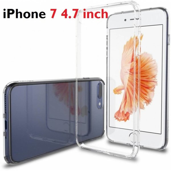 Merkloos iPhone 7 / iPhone 8 (4,7 inch) Weightless als Air, Extreme Lichtgewicht & dunne transparante zachte flexibele TPU