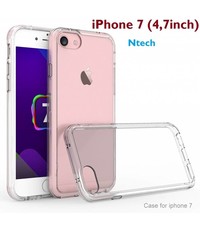 Merkloos iPhone 7 / iPhone 8 (4,7inch) cover crystal clear slim tranparant Anti Slip hoesje