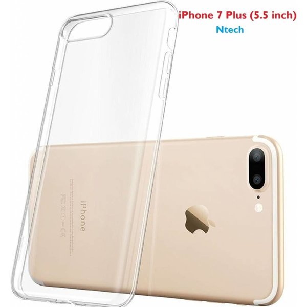 Merkloos iPhone 7 Plus / iPhone 8 Plus (5.5 inch) transparant Ultra dun hoesje