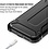 Merkloos iPhone X / Xs Dual layer Rugged Armor hoesje / Hard PC & TPU Hybrid case zwart