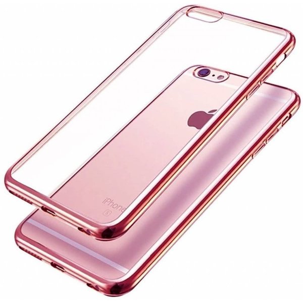 Merkloos Samaung Galaxy S7 Edge TPU bumper Rose Goud