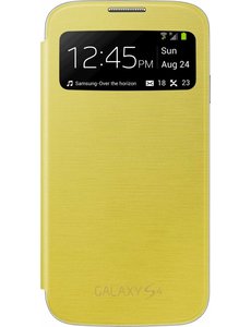 Samsung Samsung S View Cover voor Samsung Galaxy S4 - Geel