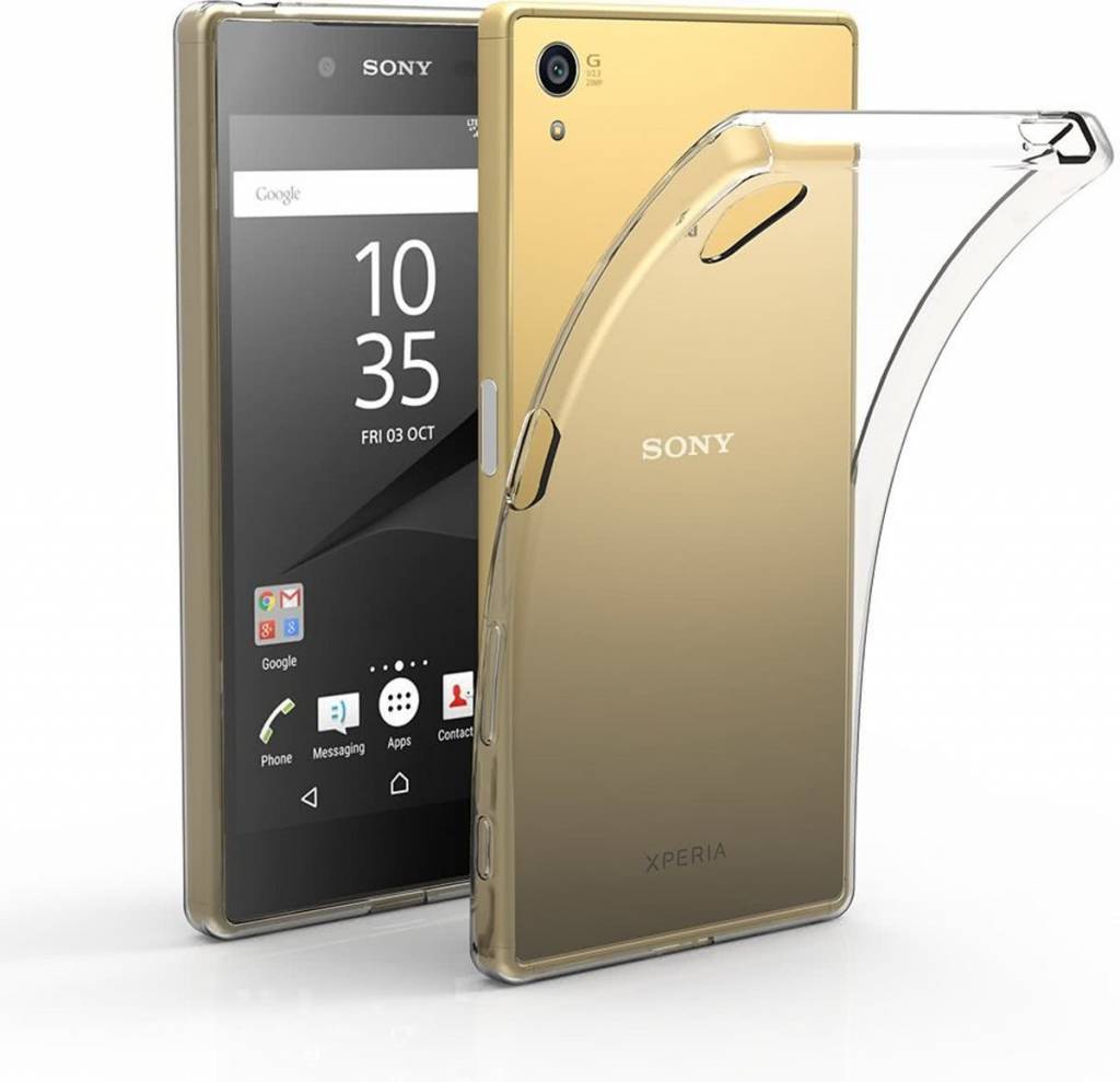 Vernietigen Vrijgevigheid Bekijk het internet Sony Xperia Z5 Premium Ultra Dun Transparant TPU Gel Hoesje / Naked skin -  Phonecompleet.nl