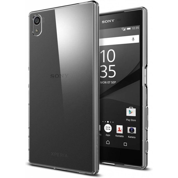 Merkloos Sony Xperia Z5 ultra dun transparant case cover hoesje naked skin