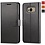 Tucch Tucch Geschikt voor Samsung Galaxy S8 - Lederen TPU Wallet Case Zwart - Portemonee Hoesje - Book Case