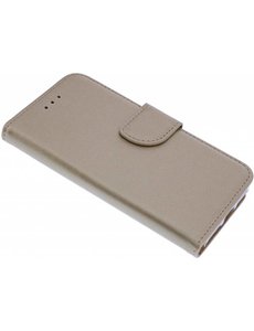 Merkloos iPhone SE / 5 / 5S Portmeonnee Hoesje booktype Case Champagne Goud