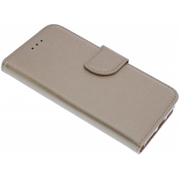 Merkloos iPhone SE / 5 / 5S Portmeonnee Hoesje booktype Case Champagne Goud