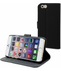 Muvit Muvit iPhone 6+ (Plus) Wallet Case Met 3 Kaartsloten Zwart/Donker Grijs