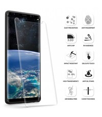 Merkloos Samsung Galaxy Note 9 Premium Curved 5D Glazen Screenprotector Clear
