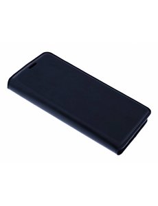 Merkloos Luxe Zwart TPU / PU Leder Flip Cover met Magneetsluiting Samsung Galaxy Note 9