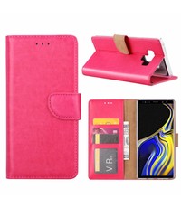 Merkloos Samsung Galaxy Note 9 Portmeonnee Hoesje / Book Style Case Pink