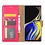 Merkloos  Samsung Galaxy Note 9 Portmeonnee Hoesje / Book Style Case Pink