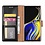 Merkloos  Samsung Galaxy Note 9 Portmeonnee Hoesje / Book Style Case Zwart