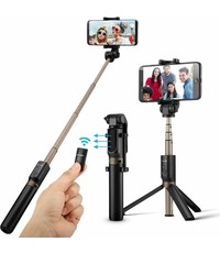 Merkloos Dispho 3 in 1 Selfie Stick met Afstandsbediening en Foldable Tripod Stand