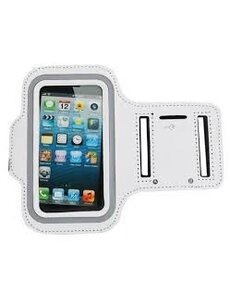 Merkloos Sport Armband voor Apple iPhone 5/5S Wit