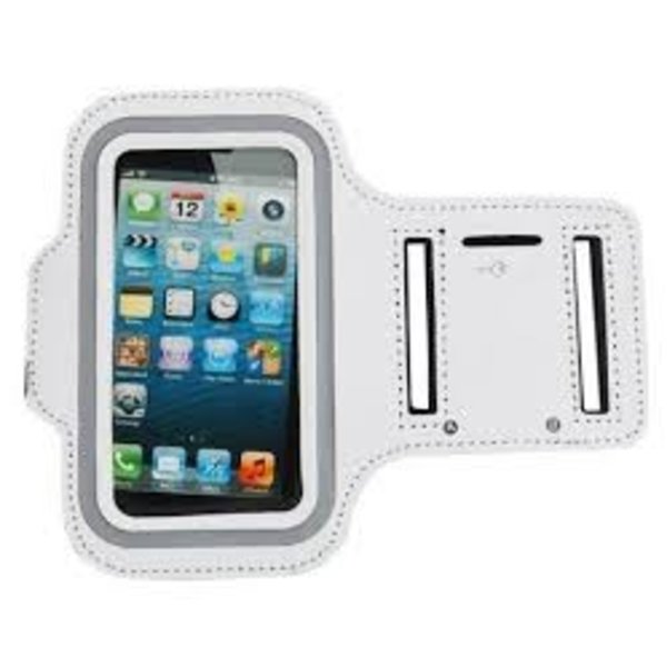 Merkloos Sport Armband voor Apple iPhone 5/5S Wit