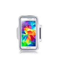 Merkloos Sport Armband voor Samsung Galaxy S5, iPhone 6 4,7 Wit