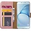 Merkloos Samsung Galaxy A6 (2018) case Rose Goud Portemonnee hoesje met opbergvakjes
