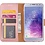 Merkloos Samsung Galaxy J4 (2018) case Rose Goud Portemonnee hoesje met opbergvakjes