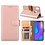 Merkloos Huawei P Smart+ (Plus) Rose Goud Booktype / Portemonnee TPU Lederen Hoesje