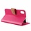 Merkloos iPhone Xr Roze Booktype / Portemonnee TPU Lederen Hoesje