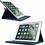 Merkloos Apple iPad Pro 10.5 (2017) hoesje 360 Rotating hoesje Case + 4 in 1 Styuls Donker Blauw