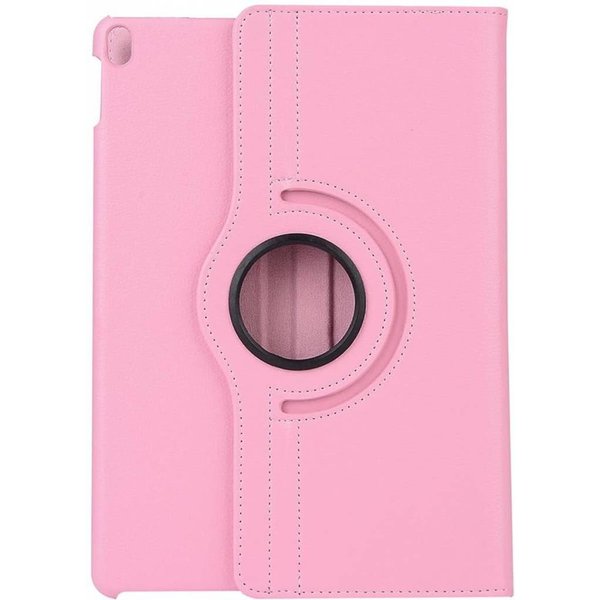 Merkloos Apple iPad Pro 10.5 (2017) hoesje 360 Rotating hoesje Case + 4 in 1 Styuls Licht Roze