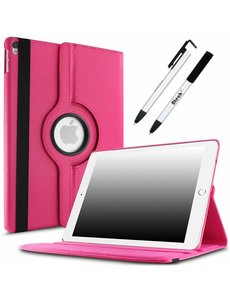 Merkloos Apple iPad Pro 10.5 (2017) hoesje 360 Rotating hoesje Case + 4 in 1 Styuls Pink
