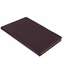 Merkloos Premium Luxe hoesje voor iPad 2017 Folio Cover hoesje Bruin