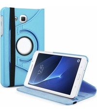 Merkloos Samsung Galaxy Tab A 7.0 inch T280 / T285 Case met 360? draaistand cover hoesje - Licht Blauw