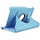 Merkloos Samsung Galaxy Tab A 7.0 inch T280 / T285 Case met 360ﾰ draaistand cover hoesje - Licht Blauw