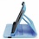 Merkloos Samsung Galaxy Tab A 7.0 inch T280 / T285 Case met 360ﾰ draaistand cover hoesje - Licht Blauw