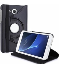 Merkloos Samsung Galaxy Tab A 7.0 inch T280 / T285 Case met 360? draaistand cover hoesje - Zwart