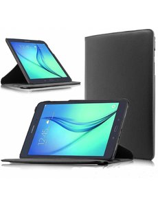 Merkloos Samsung Galaxy Tab A 9,7 inch SM-T550 Tablet Case met 360? draaistand cover hoesje - Zwart