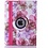 Merkloos iPad Air 2 Flip Sweet Flower hoesje / Luxury 360 draaibaar case Pink