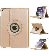 Merkloos iPad Air 2 Rotatie hoesje met stand Champagne Goud