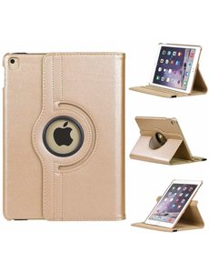 Merkloos iPad Air Rotatie hoesje met stand Champagne Goud