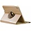Merkloos iPad Air Rotatie hoesje met stand Champagne Goud