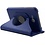 Merkloos Samsung Galaxy Tab 3 - Lite 7.0 inch (T110 / T111 / T113) Tablet Case hoesje 360 Draaibaar - Donker Blauw