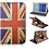 Merkloos Samsung Galaxy Tab 3 - Lite 7.0 inch (T110 / T111 / T113) Tablet Case hoesje 360 Draaibaar - UK Flag