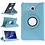 Merkloos Samsung Galaxy Tab A 7.0 inch (2016) T280 / T285 hoesje 360 graden draaibare Case Licht Blauw