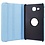Merkloos Samsung Galaxy Tab A 7.0 inch (2016) T280 / T285 hoesje 360 graden draaibare Case Licht Blauw