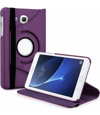 Merkloos Samsung Galaxy Tab A 7.0 inch T280 / T285 Case met 360? draaistand cover hoesje - Paars