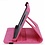 Merkloos Samsung Galaxy Tab A 7.0 inch T280 / T285 Case met 360ﾰ draaistand cover hoesje - Pink / Roze