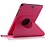 Merkloos Samsung Galaxy Tab A 9,7 inch SM-T550 Tablet Case met 360ﾰ draaistand cover hoesje - Pink - Roze
