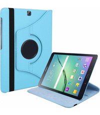 Merkloos Samsung Galaxy Tab S2 8 inch (SM-T710 / T715) Tablet Case met 360? draaistand cover hoesje - Blauw