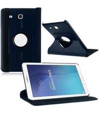 Merkloos Tablet hoesje 360? draaibaar voor Samsung Galaxy Tab E 9,6 inch Tab E T560 / T561 - Donkder Blauw