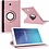 Merkloos Tablet hoesje 360ﾰ draaibaar voor Samsung Galaxy Tab E 9,6 inch Tab E T560 / T561 - Licht Roze