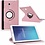 Merkloos Tablet hoesje 360ᄚ draaibaar voor Samsung Galaxy Tab E 9,6 inch Tab E T560 / T561 - Licht Roze